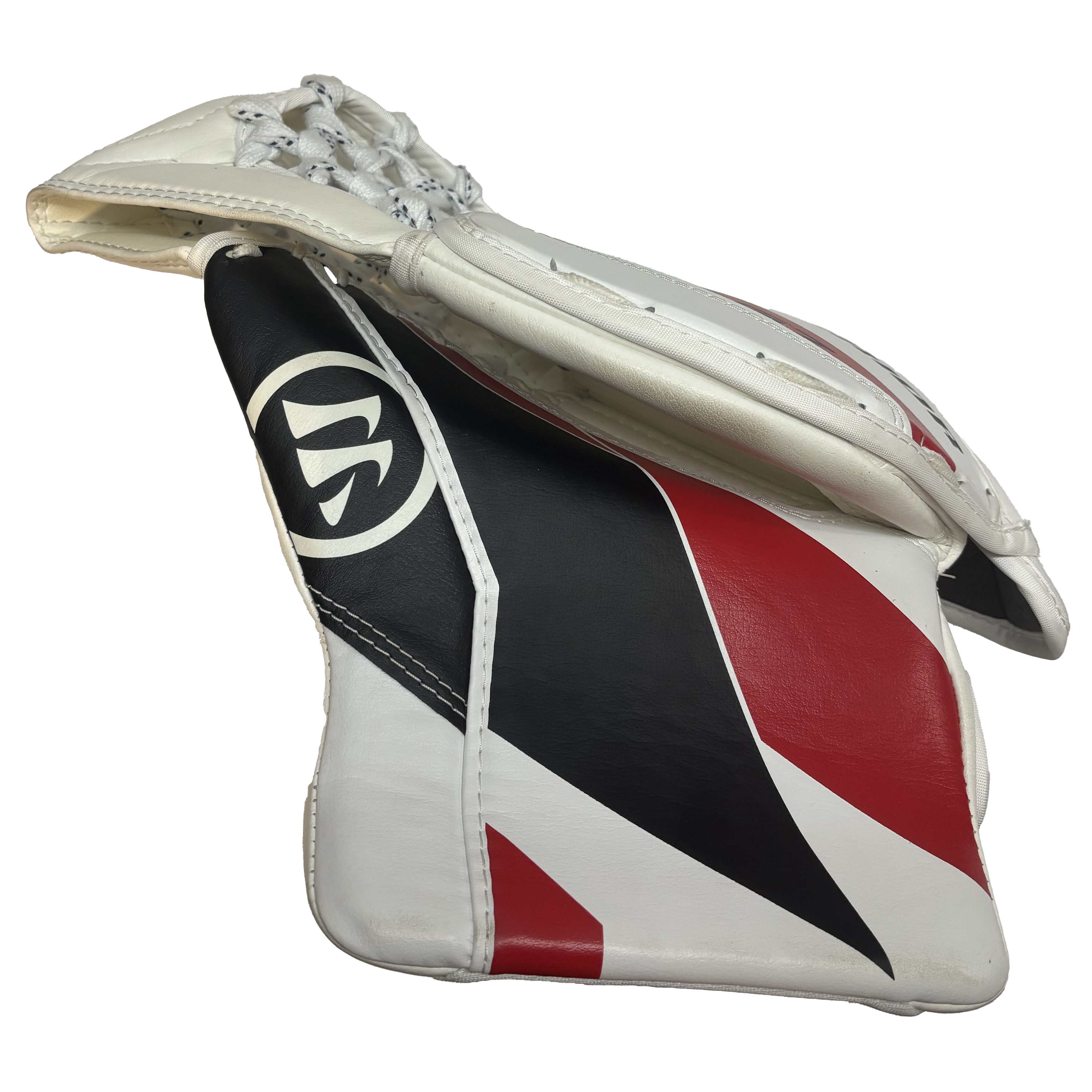 Warrior RG7 - New Goalie Blocker - Junior (White/Black/Red)